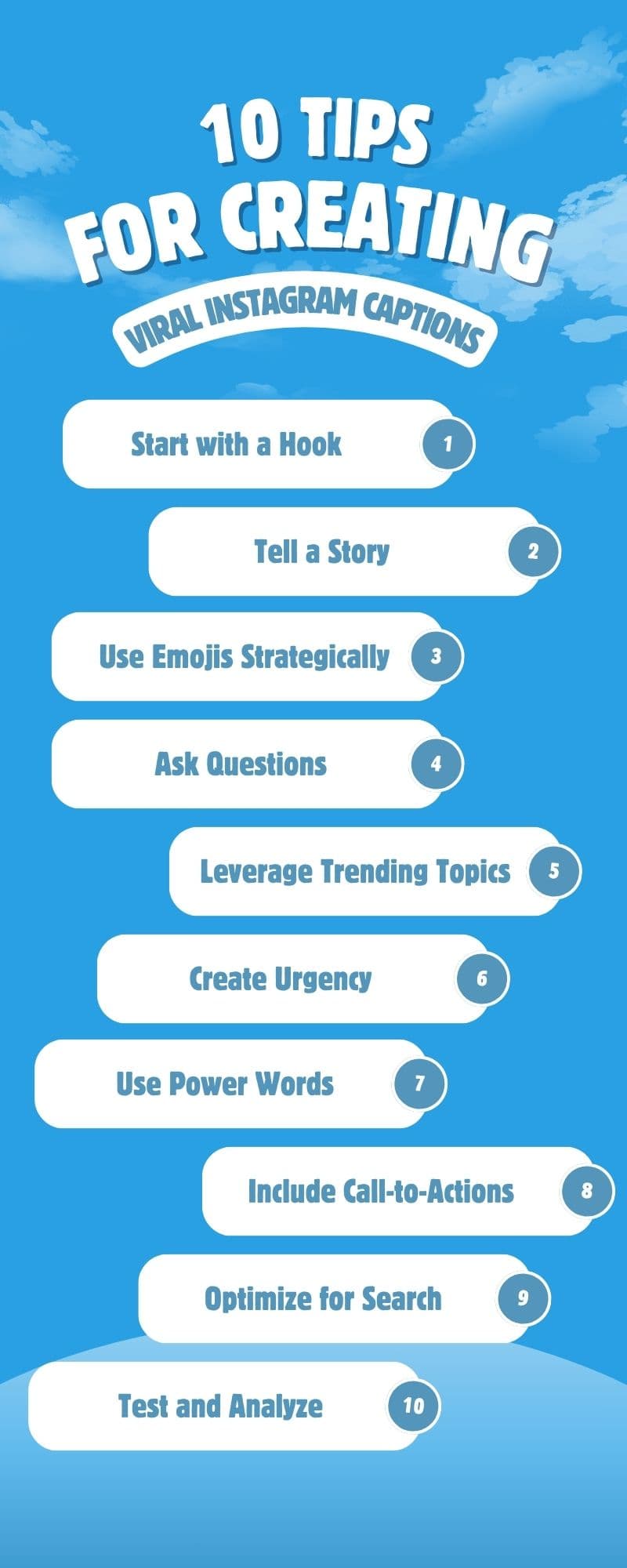 Infographic: 10 Tips for Creating Viral Instagram Captions